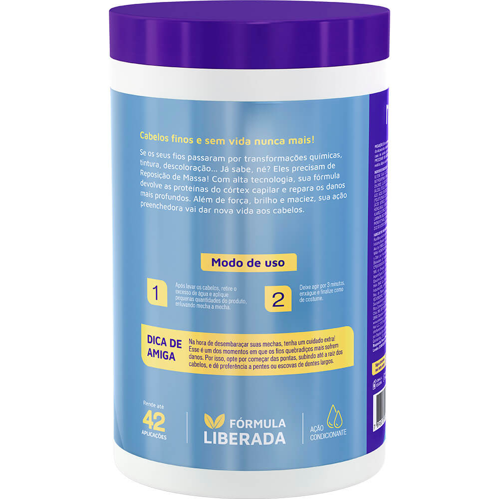 Creme de Tratamento Novex Reposição de Massa Creme de Tratamento Novex Reposição de Massa