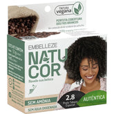 Tinta de Cabelo Natucor Naturalmente Autêntica Café Forte Preto Tabaco Especial 2.8