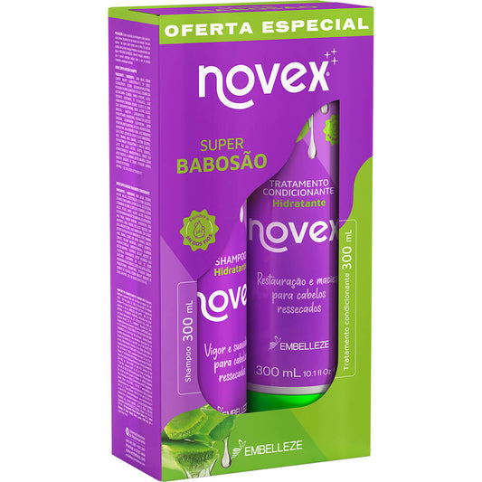 Shampoo e Condicionador Novex Super Babosão