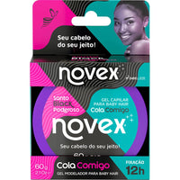 Gel Cola Comigo Novex Meus Cachos Santo Black Poderoso