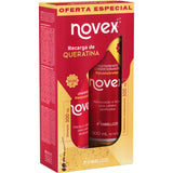 Shampoo  e condicionador Novex Recarga de Queratina