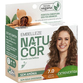 Tinta de Cabelo Natucor Extrovertida Louro Natural 7.0
