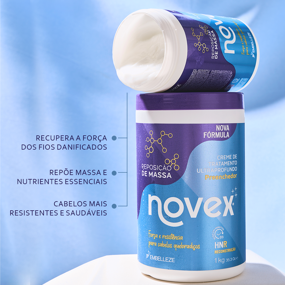 Creme de Tratamento Novex Reposição de Massa Creme de Tratamento Novex Reposição de Massa