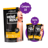 Kit Compre 22 e Ganhe 2 Henê Rená Preto Natural