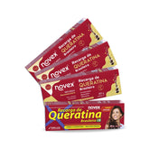 Kit Compre 4 Pague 3 Tratamento Reconstrutor Novex Recarga de Queratina Brasileira