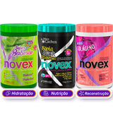 Kit Novex Cronograma Capilar para Cacheadas - 1KG