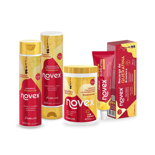 Kit Novex Recarga de Queratina Tratamento Ultraprofundo