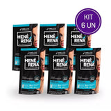 Kit 6 Henê Rená Preto Azulado