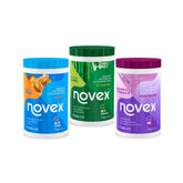 Kit Novex Cronograma Capilar Argan+Bambu+Hialurônico