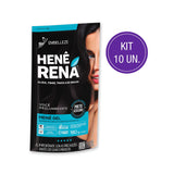 Kit com 10 Henês Rená Preto Azulado