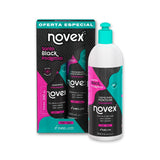 Kit Novex Santo Black Poderoso Uso Dia a Dia