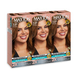 Kit 3 Tinta de cabelo Maxton Delícias Marrom Caramelo 7.37