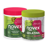Kit Novex Azeite de Oliva Gelatina 1KG + Creme Para Pentear 1KG