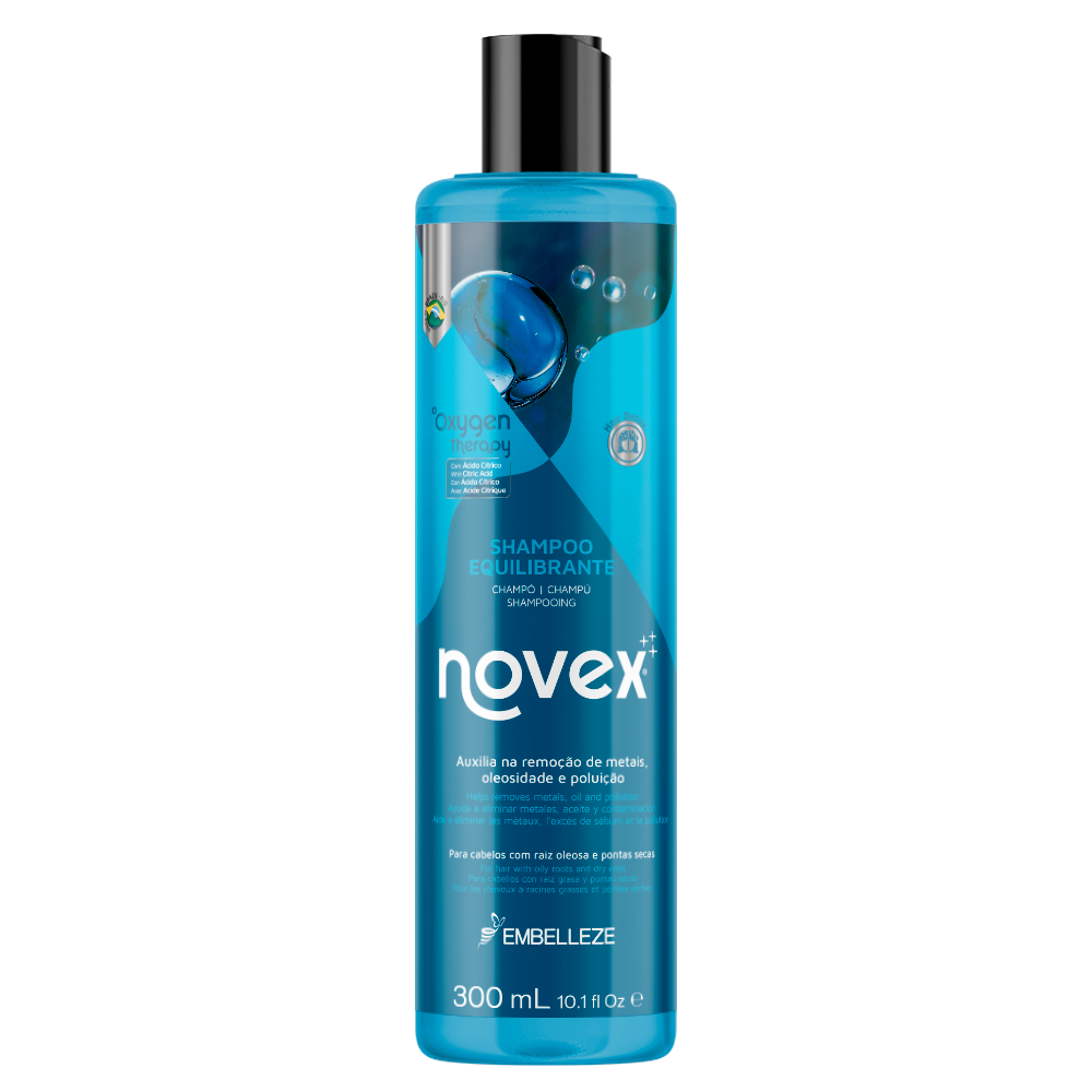 Shampoo Equilibrante Novex Oxygen Therapy – Embelleze