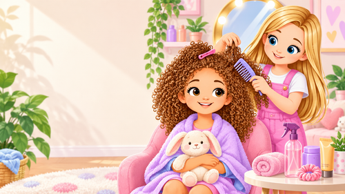 Como desembaraçar o cabelo da criança sem choro