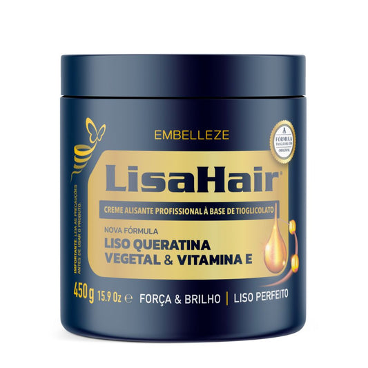 Creme Alisante LisaHair Liso Queratina