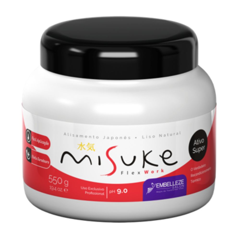 Creme Alisante Misuke Ativo Super