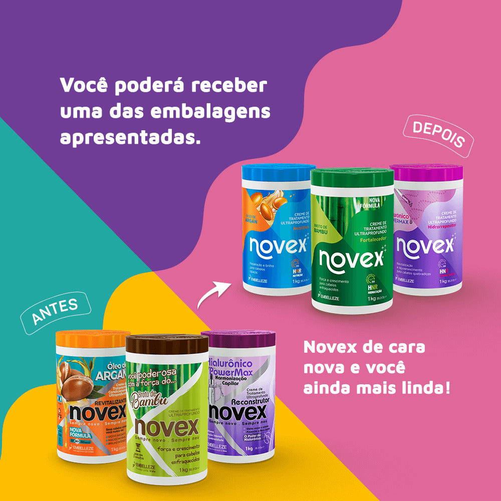 Creme de Tratamento Novex Óleo de Argan
