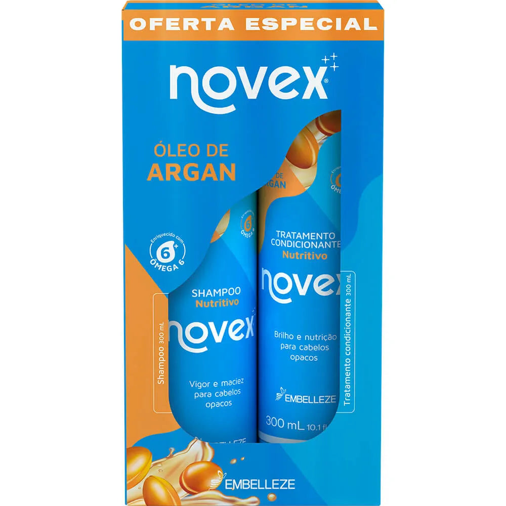 Shampoo e Condicionador Novex Óleo de Argan