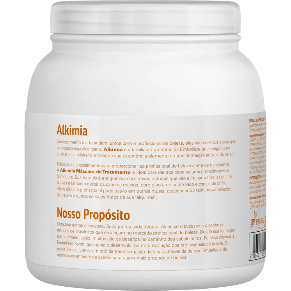 Máscara de Tratamento Alkimia Embelleze Salon