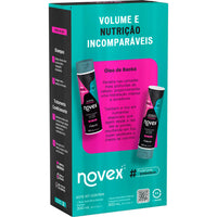 Shampoo e Condicionador Novex Meus Cachos Santo Black Poderoso