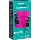 Shampoo e Condicionador Novex Meus Cachos Santo Black Poderoso