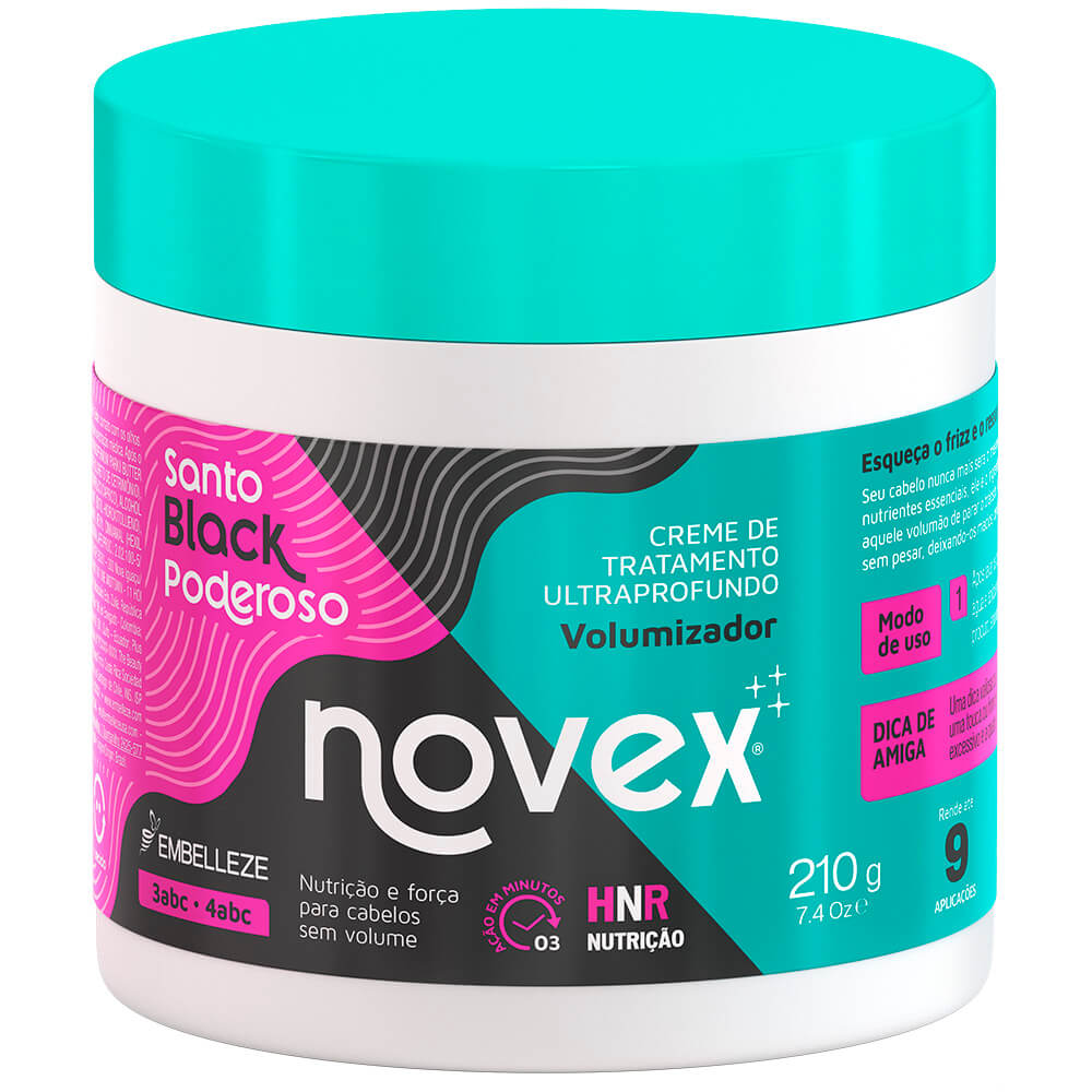 Novex Mini Creme de Tratamento Meus Cachos Santo Black Poderoso