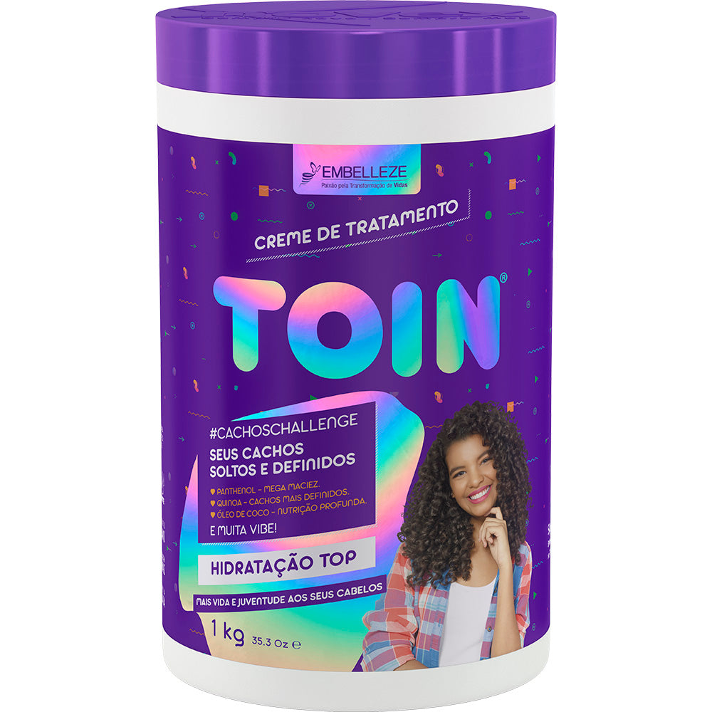 Creme de Tratamento Toin Cachos Soltos e Definidos