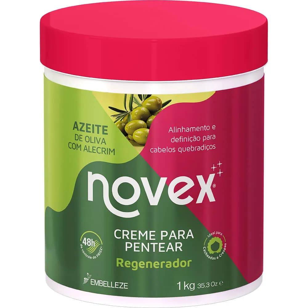 Creme para Para Pentear Novex Azeite de Oliva com Alecrim