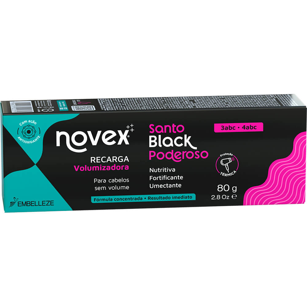 Recarga Novex Santo Black Poderoso