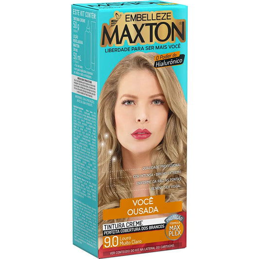 Tinta de Cabelo Maxton Super Ousada Louro Muito Claro 9.0