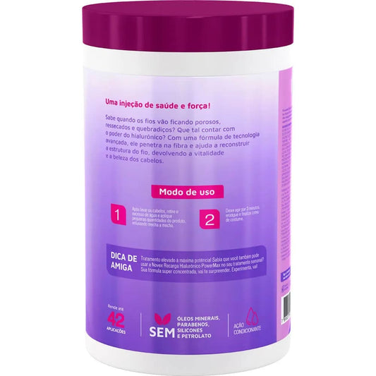Creme de Tratamento Novex Hialurônico PowerMax Harmonização Capilar