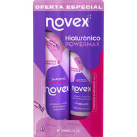 Shampoo e condicionador Novex Hialurônico PowerMax Harmonização capilar