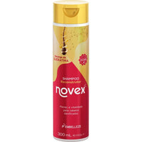 Shampoo Novex Hidratante Regenerador Recarga de Queratina Brasileira