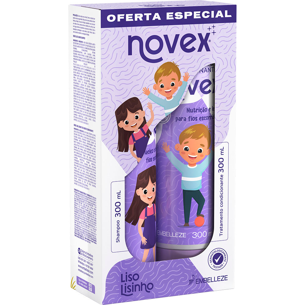 Shampoo e Condicionador Novex Liso Lisinho