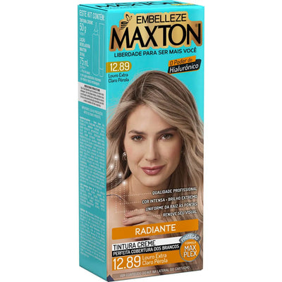 Tinta de Cabelo Maxton Louro Extra Claro Perola 12.89 Radiante