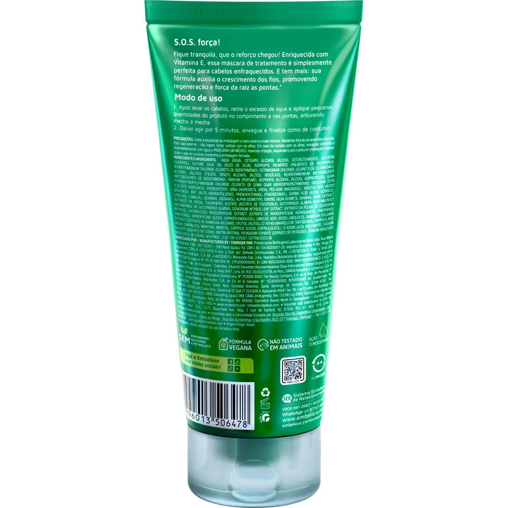 Máscara de Tratamento Novex Broto bambu