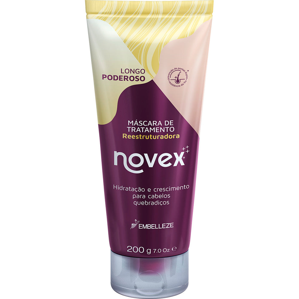 Máscara de Tratamento Novex Reestruturadora Longo Poderoso