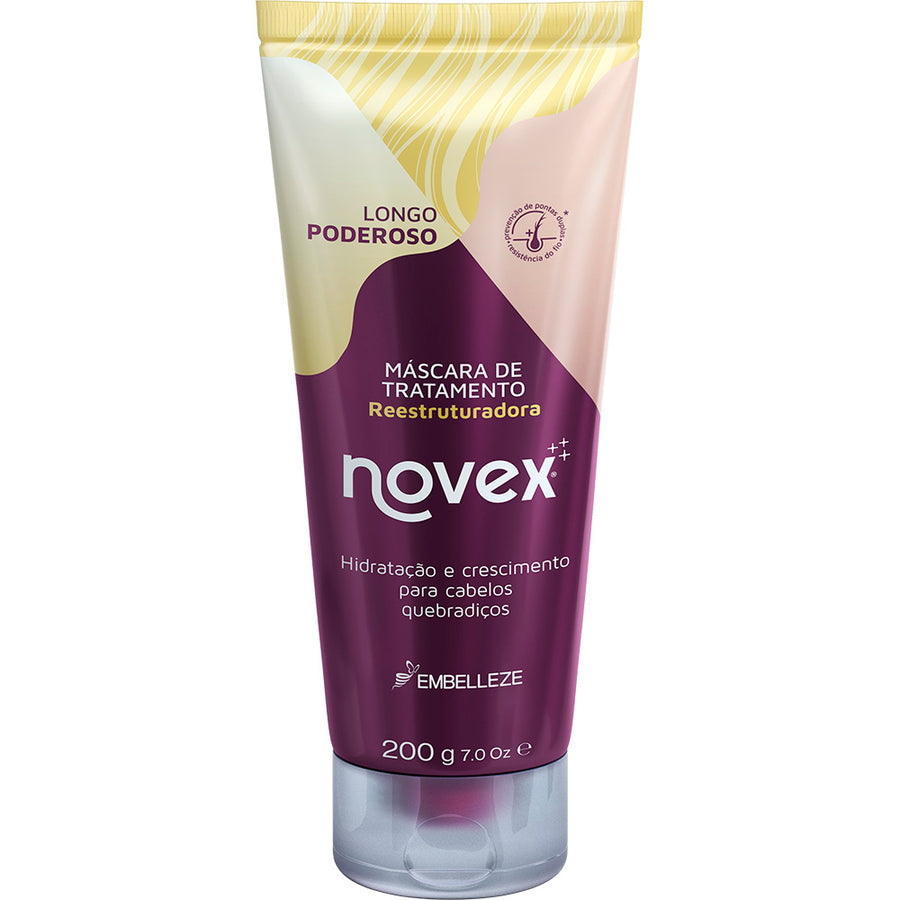 Máscara de Tratamento Novex Reestruturadora Longo Poderoso