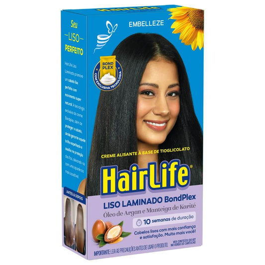 Kit HairLife Liso Laminado + Novex Recarga De Queratina