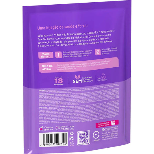 Refil de Creme de Tramento Novex Hialurônico PowerMax
