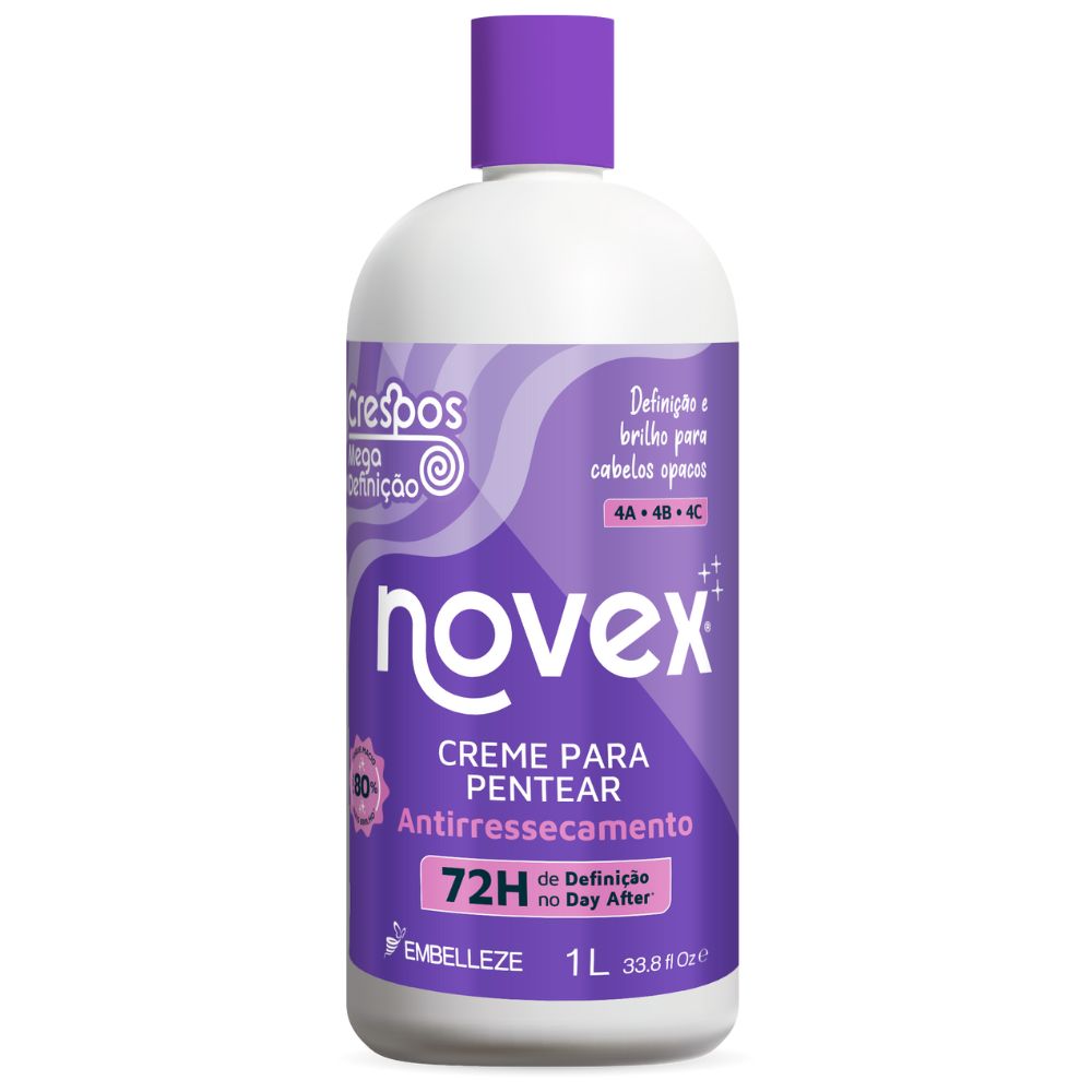 Creme para Pentear Novex Crespos Mega Definição e Brilho
