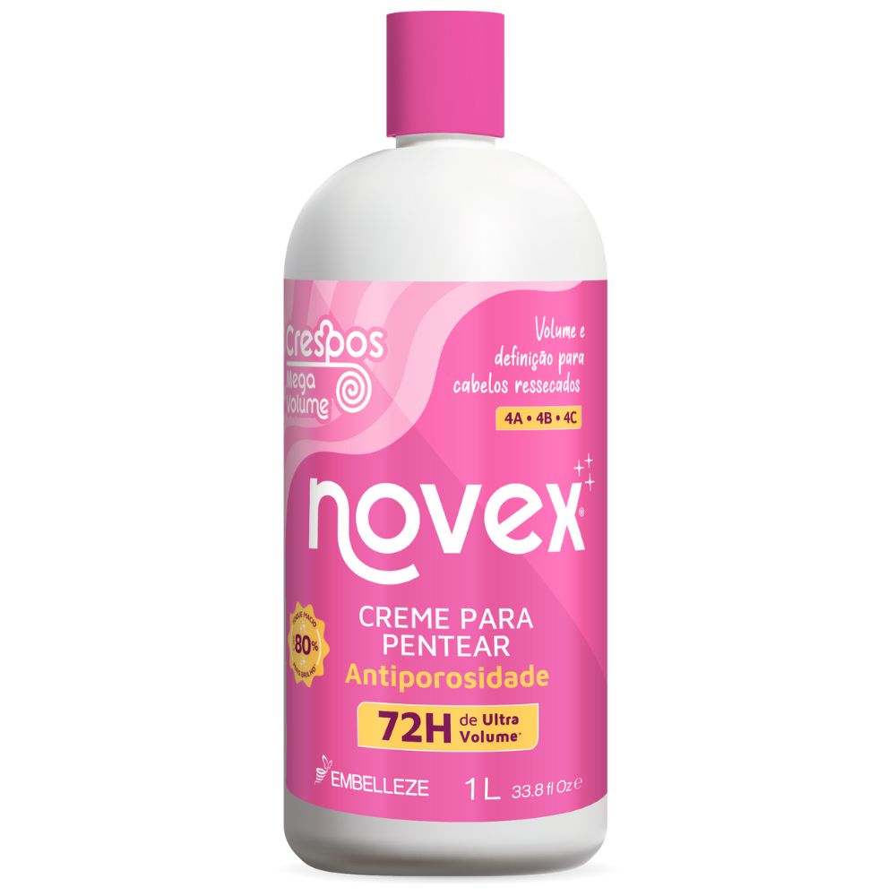 Creme para Pentear Novex Crespos Com Mega Volume