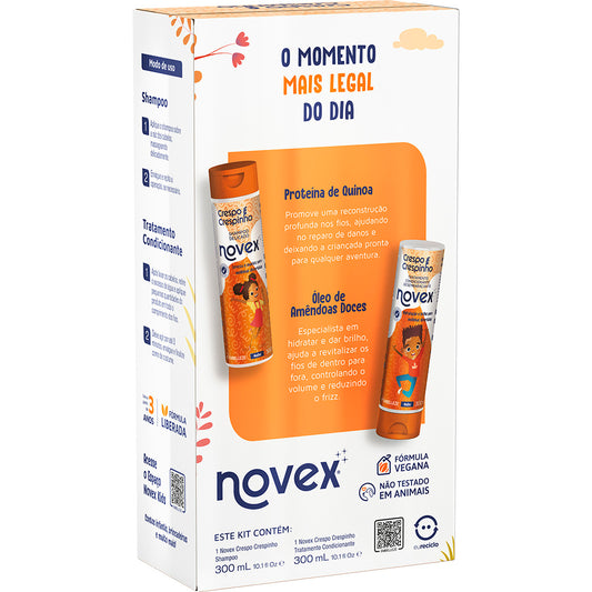 Shampoo e Condicionador Novex Crespo e Crespinho