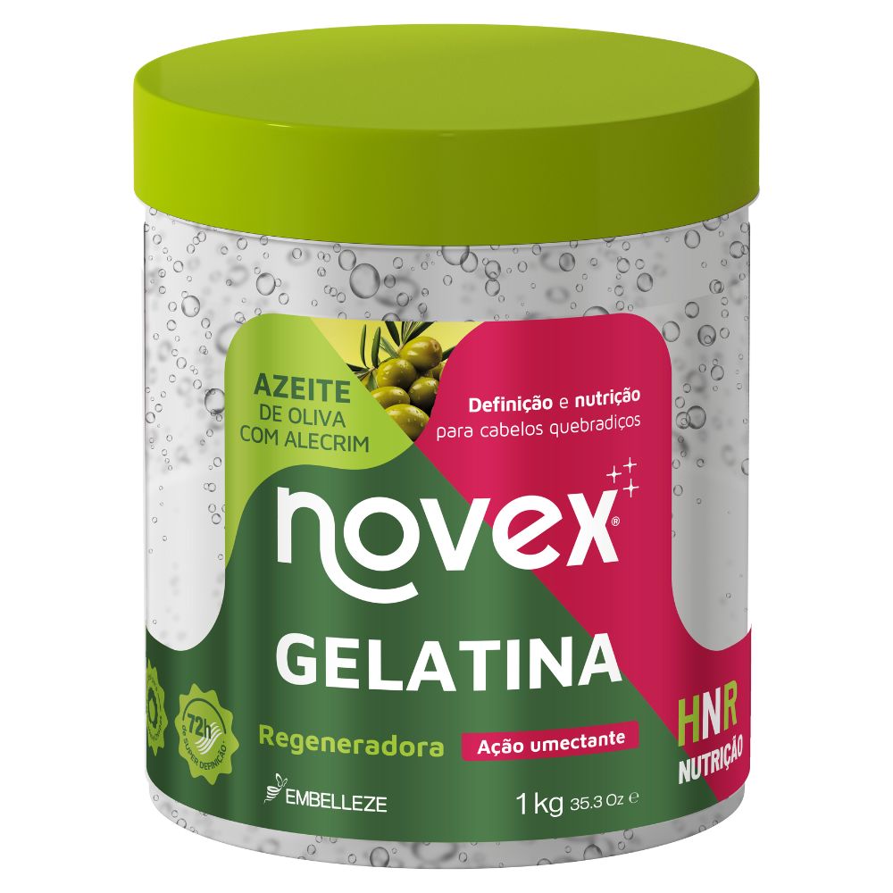 Gelatina Novex Azeite de Oliva com Alecrim Regeneradora