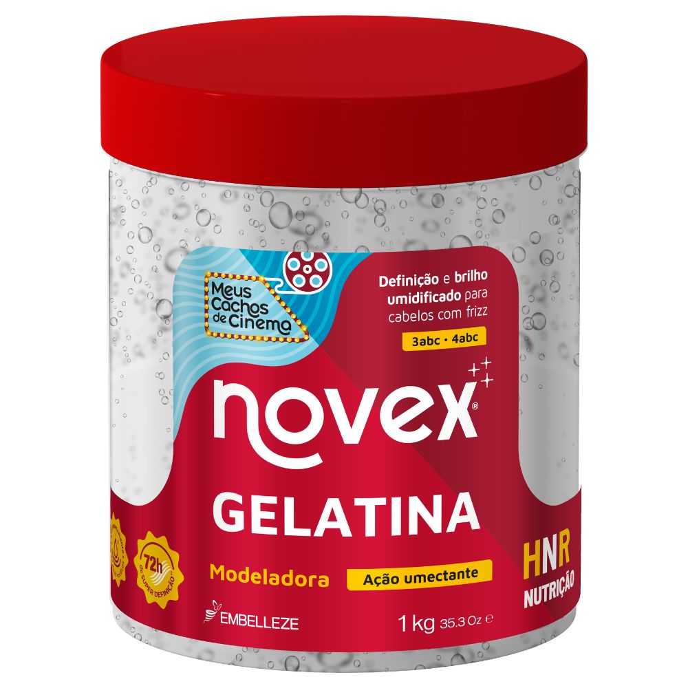 Gelatina Novex Meus Cachos Cachos de Cinema Modeladora