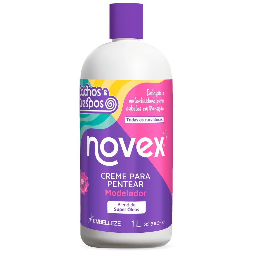 Creme para pentear Novex Cachos e Crespos em Transição