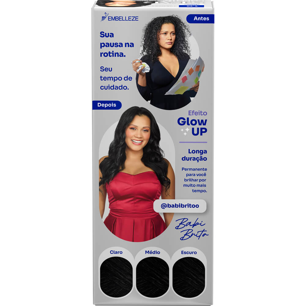 Tinta de Cabelo StarColor Preto Glamour 1.0