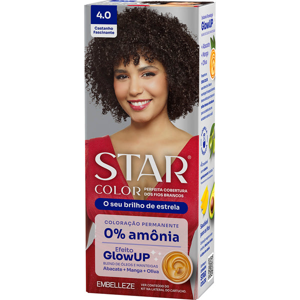 Tinta de Cabelo Star Color Castanho Fascinante 4.0
