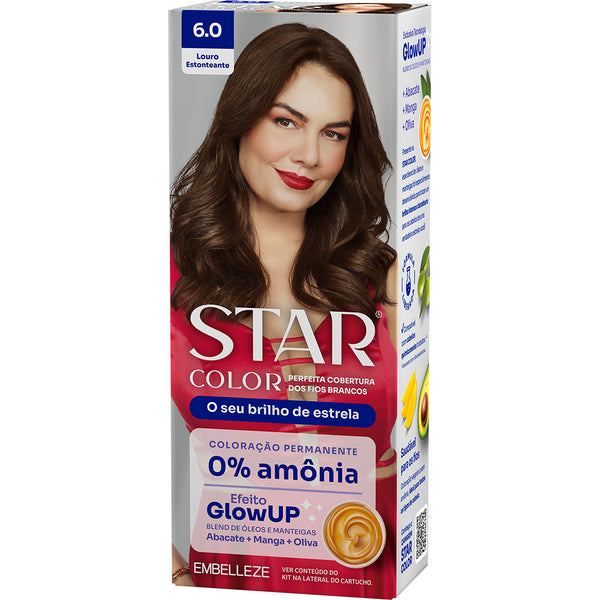 Tinta De Cabelo Star Color Louro Estonteante 6.0